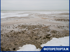 Ушел, но обещал вернуться....Таганрогский залив во время отгона