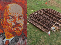 В Таганроге все-таки восстановят историческое панно с Лениным, упавшее во время шторма