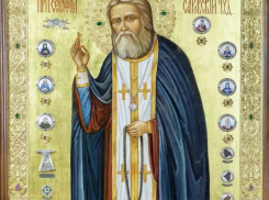 Пребывание иконы преподобного Серафима Саровского в Никольском Храме Таганрога 