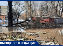 Сломанные деревья, грязь и бездорожье – снова таганрожцы жалуются на район Военного городка