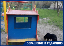 Таганроженка рассказала про  убогую детскую площадку