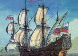 Первые манёвры российского флота на рейде Таганрога прошли 317 лет назад 