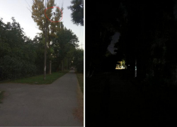 В Таганроге свет у школы странный предмет – по бумаге есть, а на деле нет