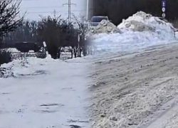 Председатель СНТ "Металлург-1" показал контрастную чистку дорог от снега