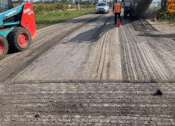 В Таганроге продолжаются работы по  обустройству Михайловского переезда