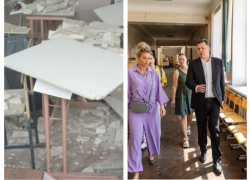 Из бюджета Таганрога выделены средства на ремонт потолочных покрытий в школе №24