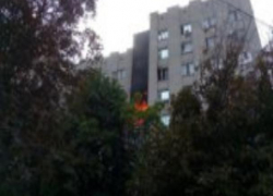 В Таганроге на Лазо горела девятиэтажка 