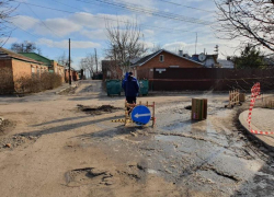 В Таганроге снова провалился коллектор