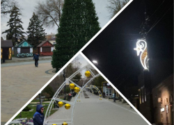 Таганрог наряжается к новогодним и рождественским праздникам