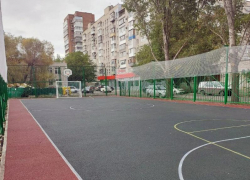 В Таганроге благоустроили спортивную площадку в рамках программы «Сделаем вместе»