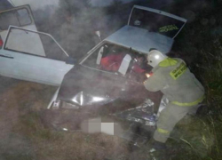 Водитель погиб, а пассажирка в больнице, после того как перевернулась «семерка» в Неклиновском районе