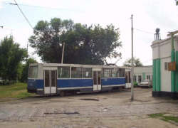 В Таганроге трамвайное ДЕПО пострадало от огня