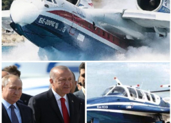 Таганрогские самолёты стали "звёздами" авиасалона "МАКС-2019" и заинтересовали турецкого президента