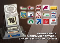 Сегодня читатели «Блокнота Таганрога» могут выбрать одну партию из 14 участниц предвыборной гонки