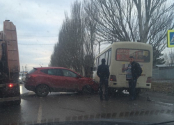 В Таганроге произошло очередное ДТП с участием маршрутки