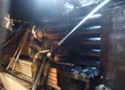 В Таганроге загорелась баня в развлекательном комплексе