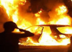 На трассе Ростов-Таганрог сгорело два автомобиля