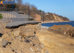 Берег Таганрогского залива разрушается со скоростью до 6 метров в год