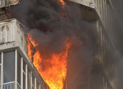 Пожар на Вишневой в Таганроге оставил без крова многодетную мать 