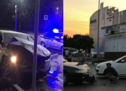 Две аварии за один вечер произошло в Таганроге