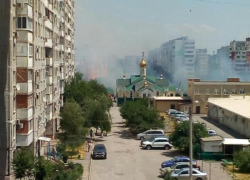 Клубы дыма окутали таганрогскую церковь