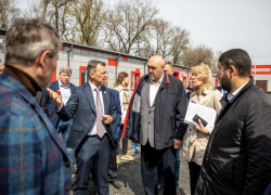 Первый вице-спикер СФ Андрей Яцкин посетил Таганрог с рабочим визитом 