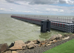 В Таганроге завершилось строительство причала