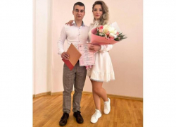 В Таганроге зарегистрирована 350-я пара молодожёнов