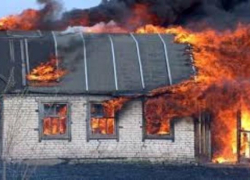 В Неклиновском районе сгорел частный дом
