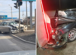 «Хонда» врезалась в светофор, а «Хендай» в мойку самообслуживания – субботние аварии в Таганроге