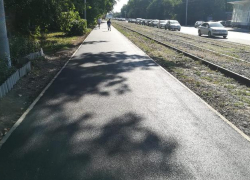 На улице Инструментальной в Таганроге теперь сделан тротуар 