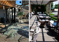 Более 3.5 млн потратил владелец ресторана «Чехов Сад» Таганрога на восстановление здания после взрыва ракеты