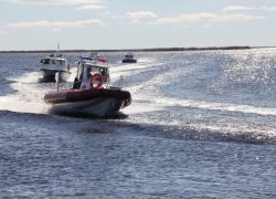 Инспекторы ГИМС Ростовской области провели показательное выступление на современных катерах