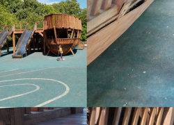 Детская площадка в «Дубках» Таганрога: история одного долгостроя