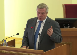Василий Голубев представил отчет о работе правительства, а также прокомментировал ремонт коллектора в Таганроге