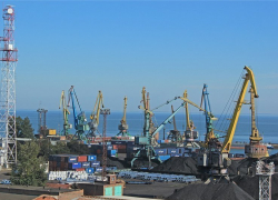 За первые месяцы грузооборот Таганрогского морского порта снизился 