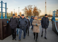 На 98 % готов парк им. 300-летия Таганрога