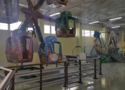 Пожар в таганрогском детском центре «Киндерград» случился из-за покрышек