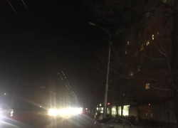 В Таганроге снова не горят фонари в месте, где насмерть сбили человека
