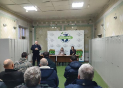 В Таганроге прошла встреча сотрудников ГИБДД и водителей Экотранса 