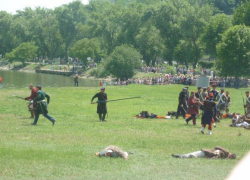 Реконструкция войны 1855 года в Таганроге заинтересовала иностранцев