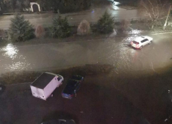 Лужа на Русском поле в Таганроге стала больше