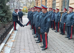 Строевой смотр казачьей дружины прошёл в Таганроге