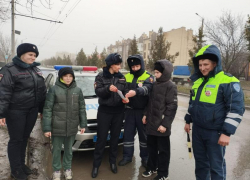 В Таганроге детям и водителям напомнили о правилах на дороге