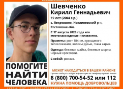 Под Таганрогом продолжаются поиски 19-летнего Кирилла Шевченко 