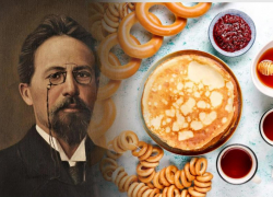 Печём любимые блины А.П. Чехова с вишнёвым вареньем 