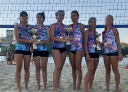 Юные спортсменки из Таганрога - призёры и победители Чемпионата по пляжному волейболу 