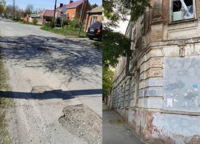 «Ни дорог — ни тротуаров!»: таганрожцы поставили жесткий «неуд» состоянию улиц города