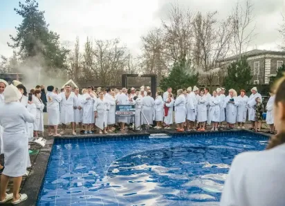 Крещенские купания в GREENWICH-PARK
