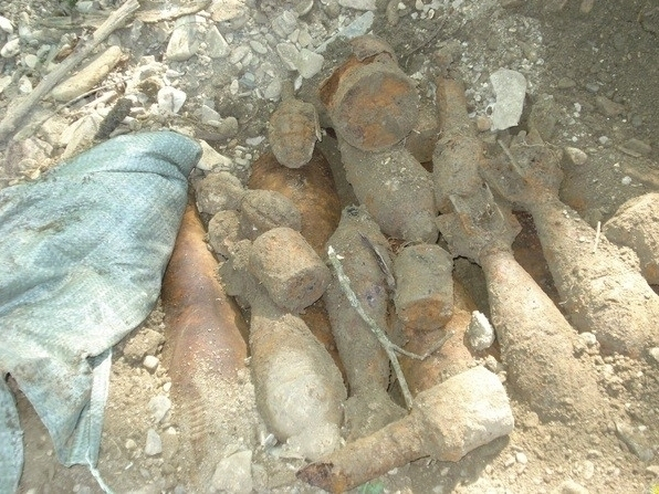 Возле Самбекских высот под Таганрогом нашли 59 боевых мин